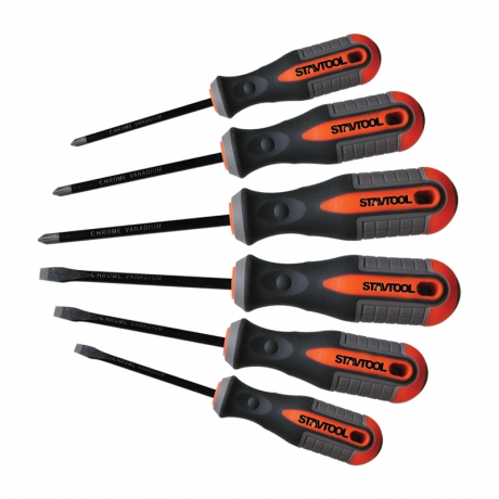 Impact screwdriver set 6pcs